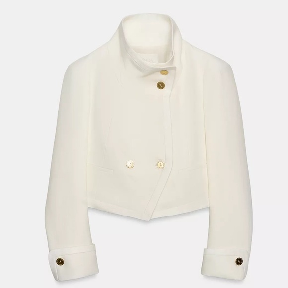 Zara Jackets & Blazers - ZARA ZW COLLECTION LIMITED EDITION CONTRASTING CROPPED JACKET